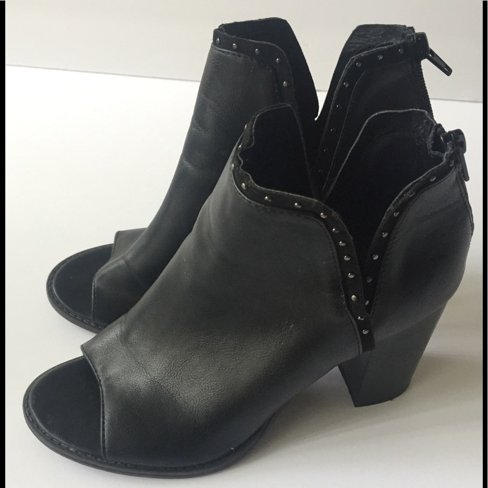 Abound black studded heeled ankle boot 7m